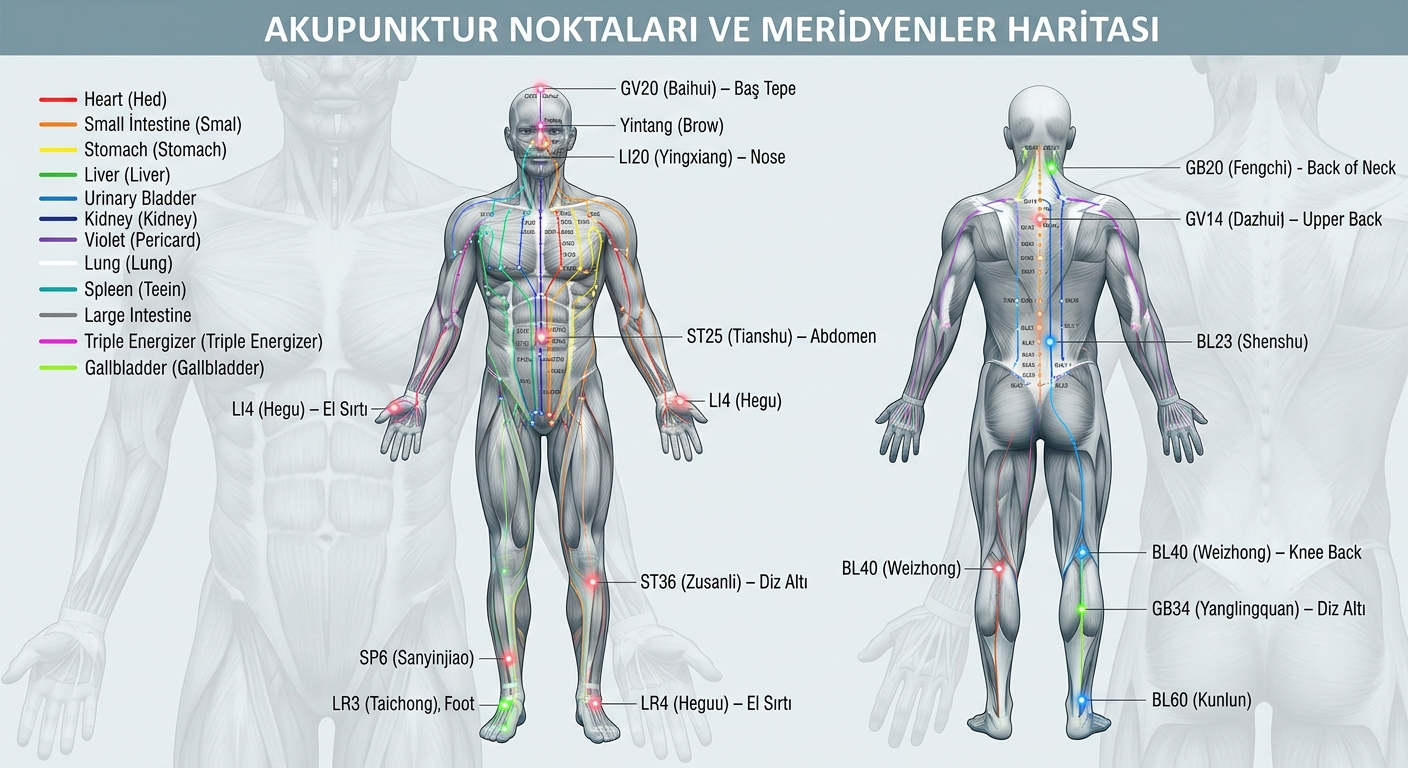 Akupunktur Uygulama Noktaları