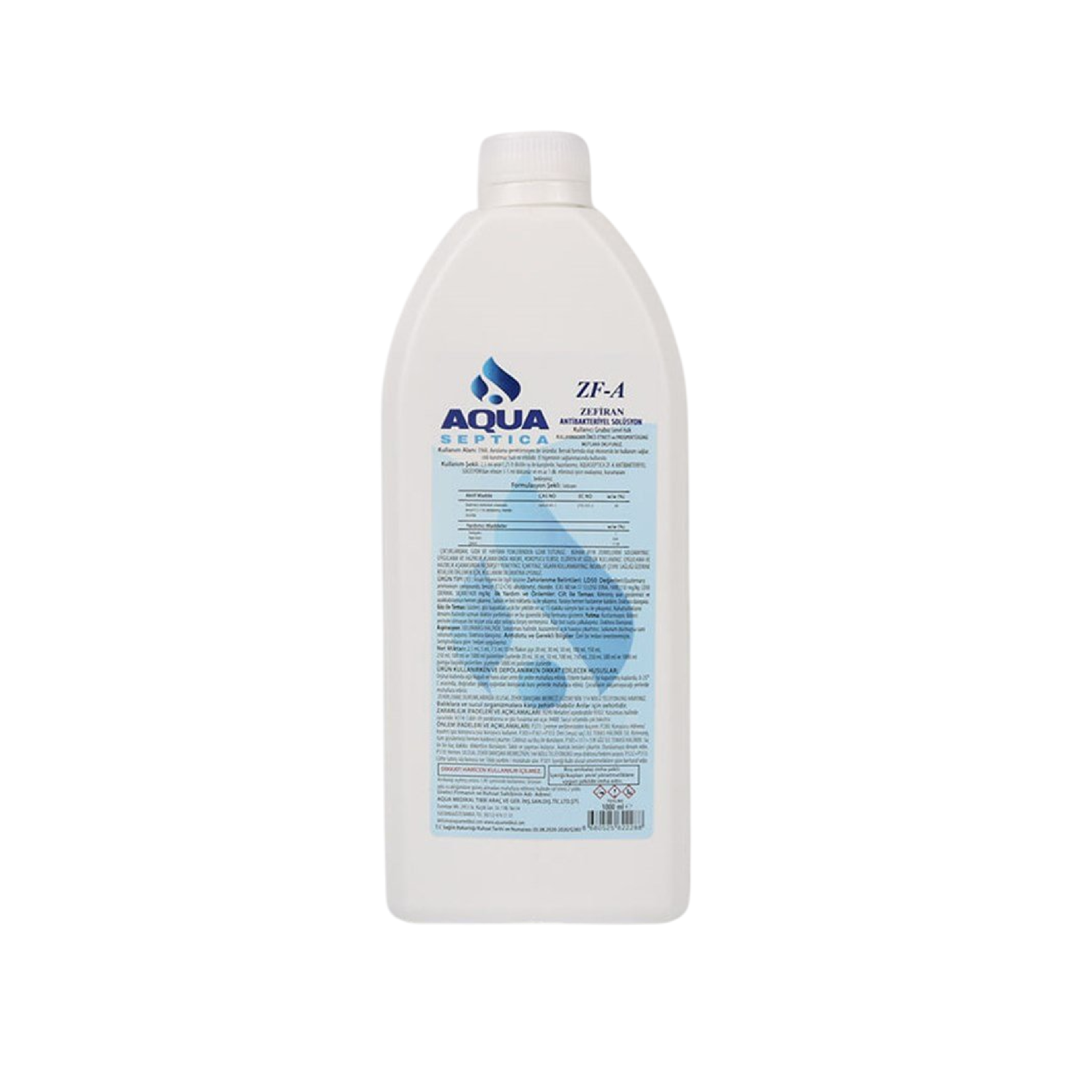 Aqua Zefiran Dezenfektan 1 Litre